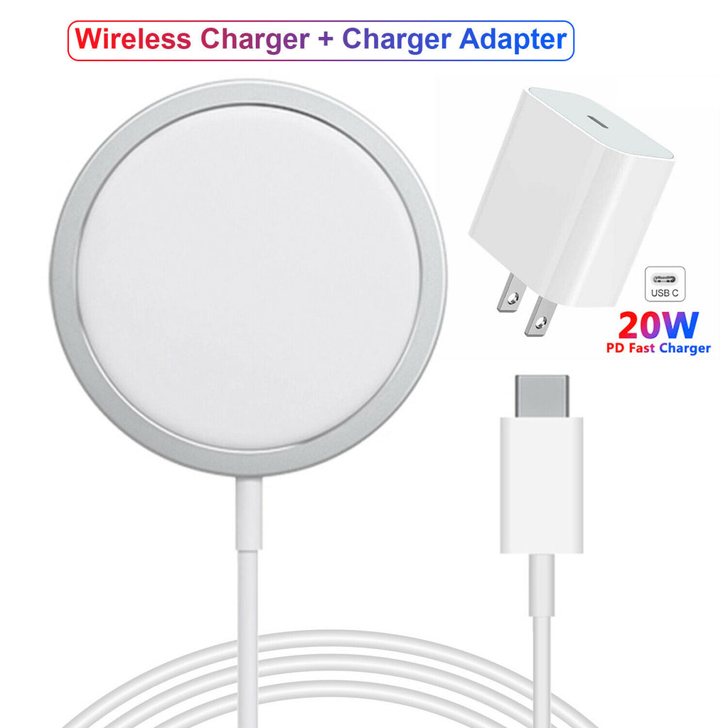 MagSafe Wireless Charger and Power Adapter for iPhone 12
