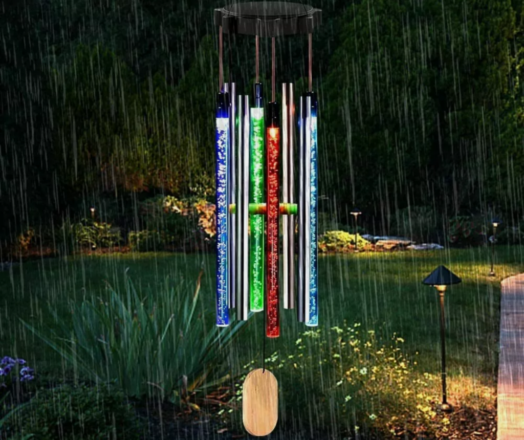 Solar LED Color-Changing Wind Chime Lights