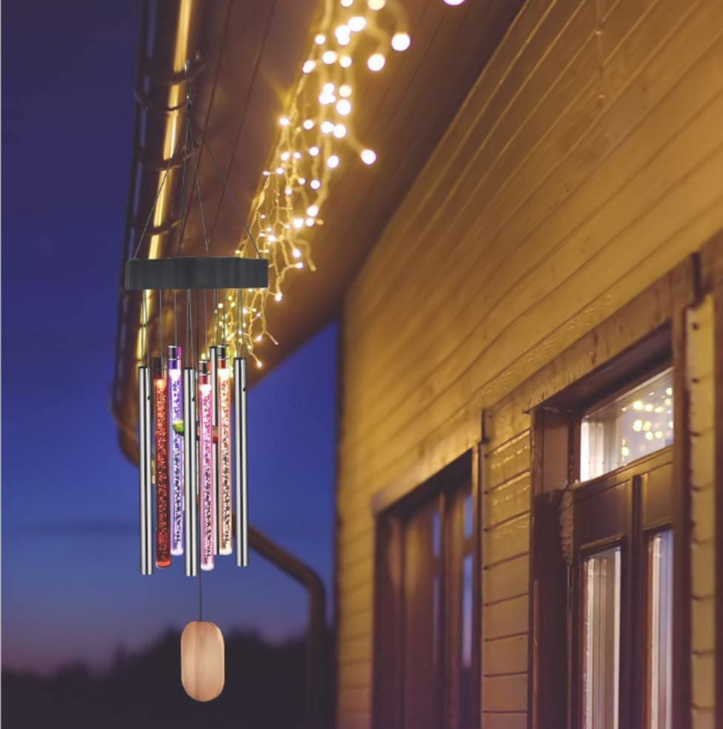 Solar LED Color-Changing Wind Chime Lights